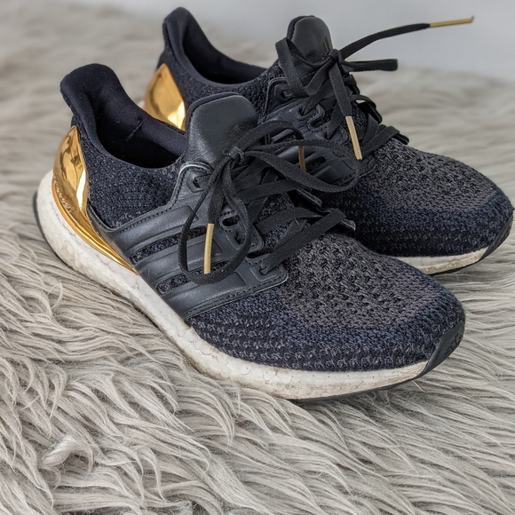 Adidas Ultraboosts Chrome Gold - Picture 1 of 3